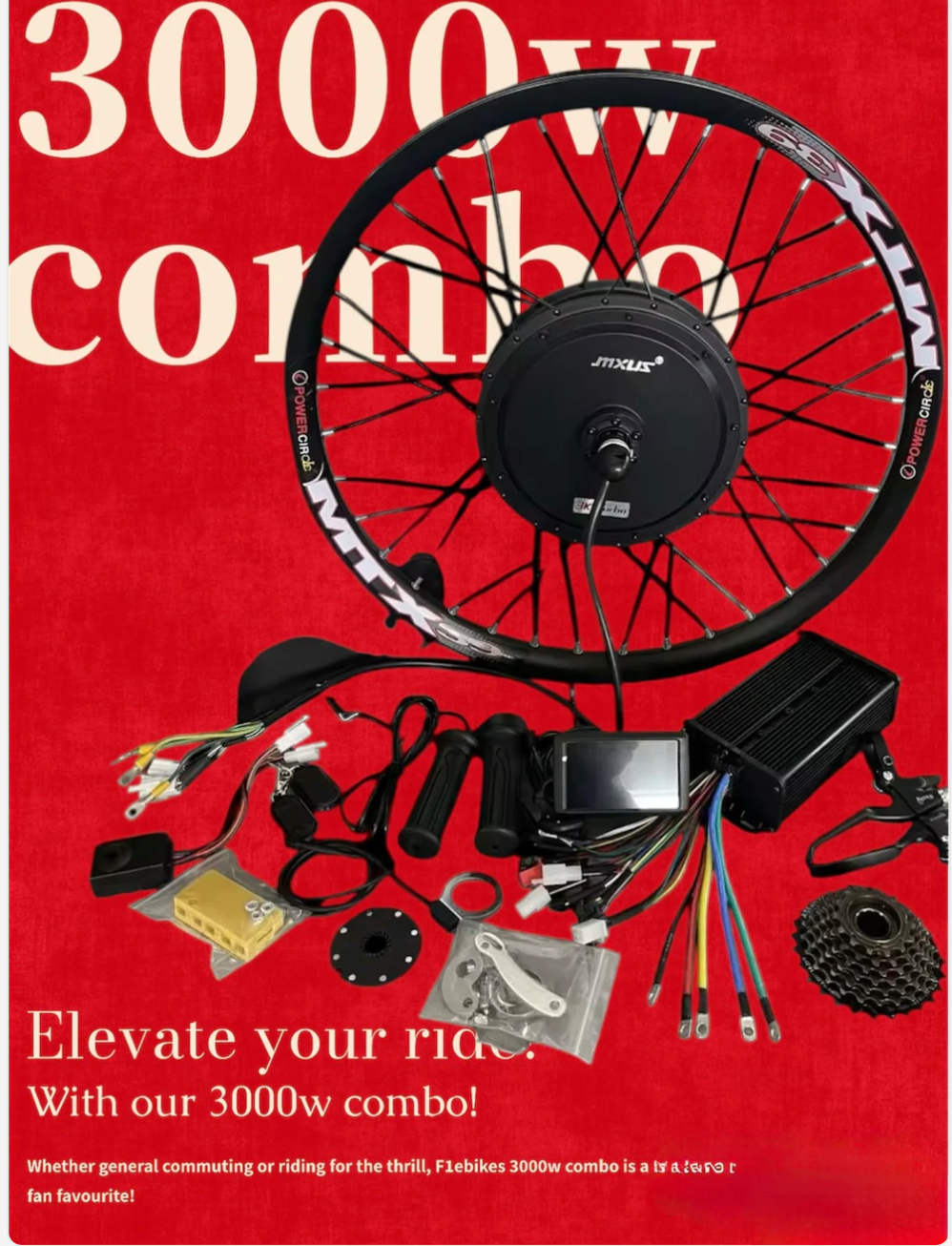 3000w ebike kit + 72v 30ah combo