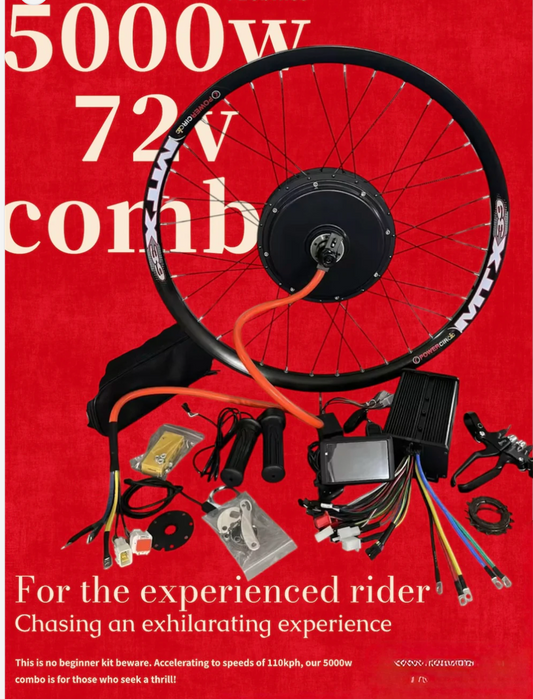 5000w ebike kit + 72v 30ah combo